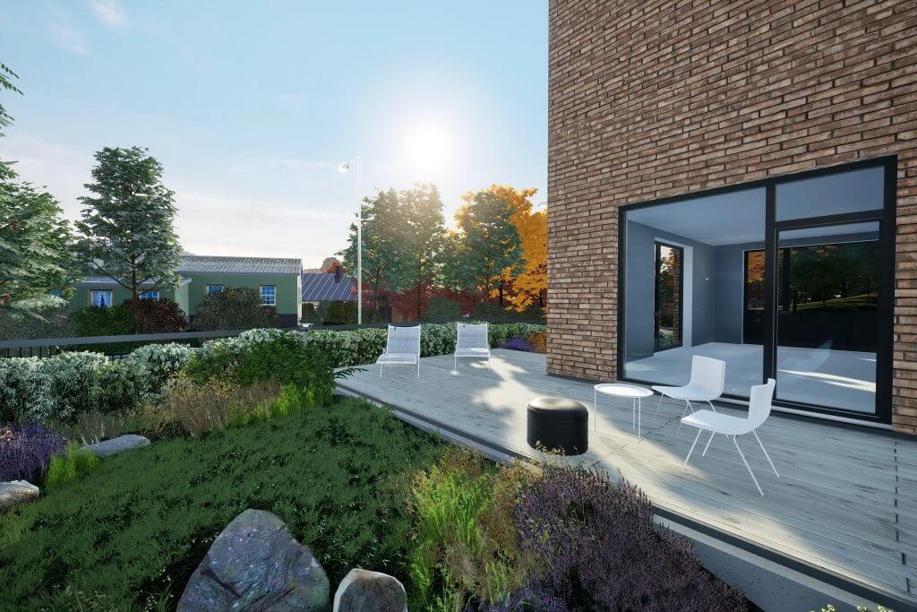 Markučių kalvos (Markučių g. 34, 34A, 36, 36A, 40) - Row housing - visualization