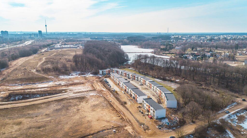 Town House (Helsinkio g. 22) - Row housing - construction photos