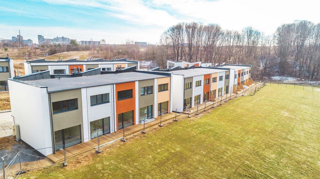 Town House (Helsinkio g. 22) - Row housing - construction photos