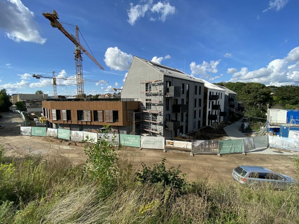 PAUPYS 7 etapas (Aukštaičių g. 19, Paupio g. 50) - Multi apartment - construction photos