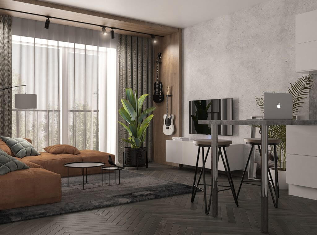 Pa Nauja (Panevėžio g. 23) - Multi apartment - visualization