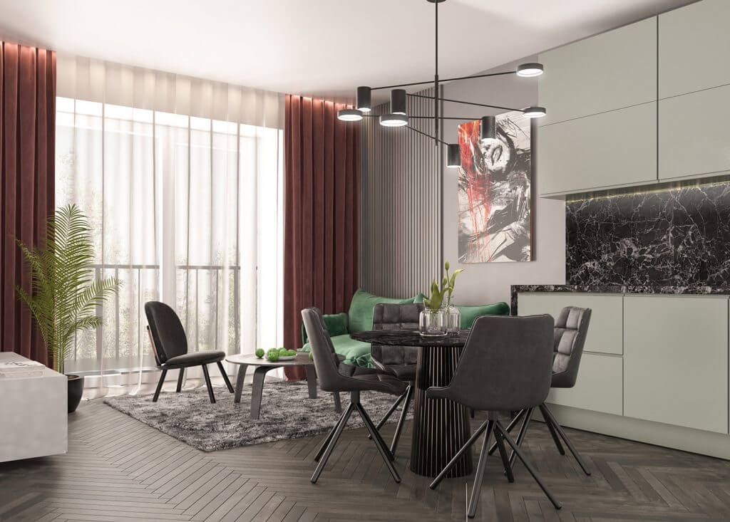 Pa Nauja (Panevėžio g. 23) - Multi apartment - visualization