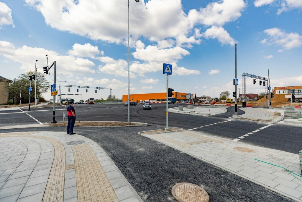Žirnių, Liepkalnio ir Minsko pl. sankryžos rekonstrukcija (Minsko pl.) - Road - construction photos