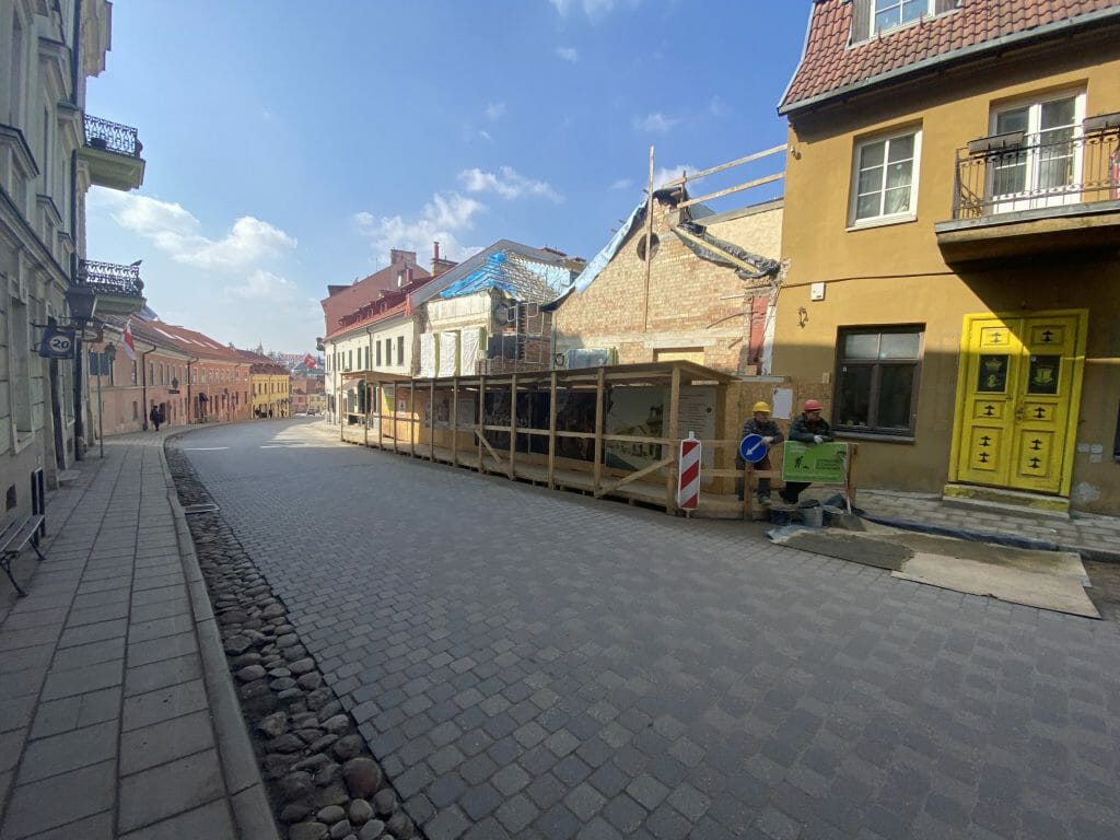 Užupio Mekas (Užupio g. 24) - Multi apartment, Non-food store - construction photos