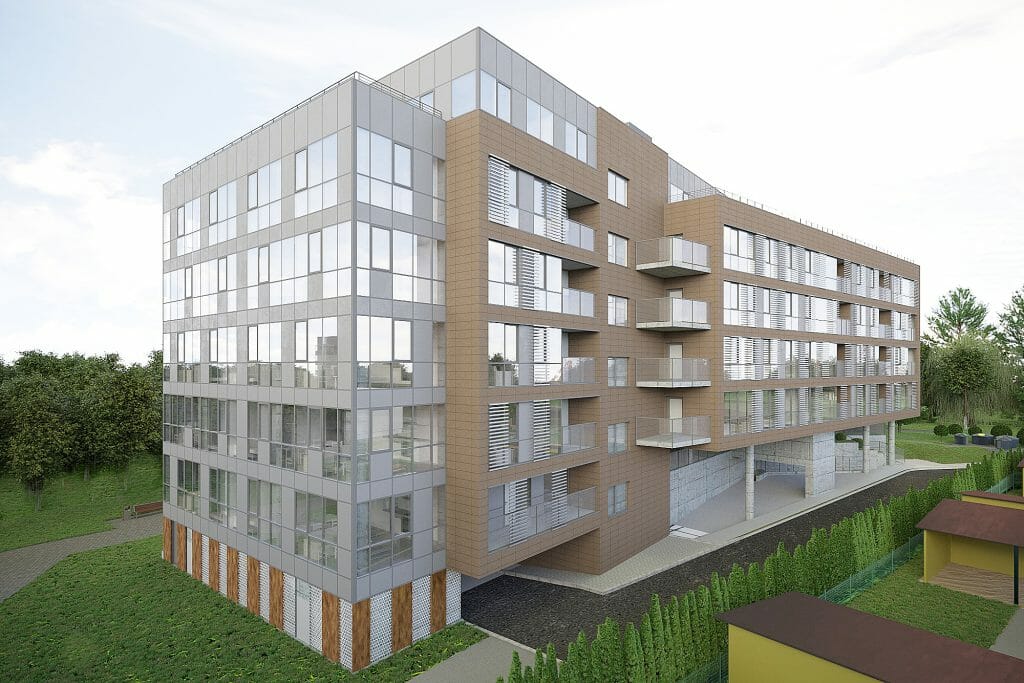 Gelvonų terasos (Gelvonų g. 1B) - Multi apartment - visualization