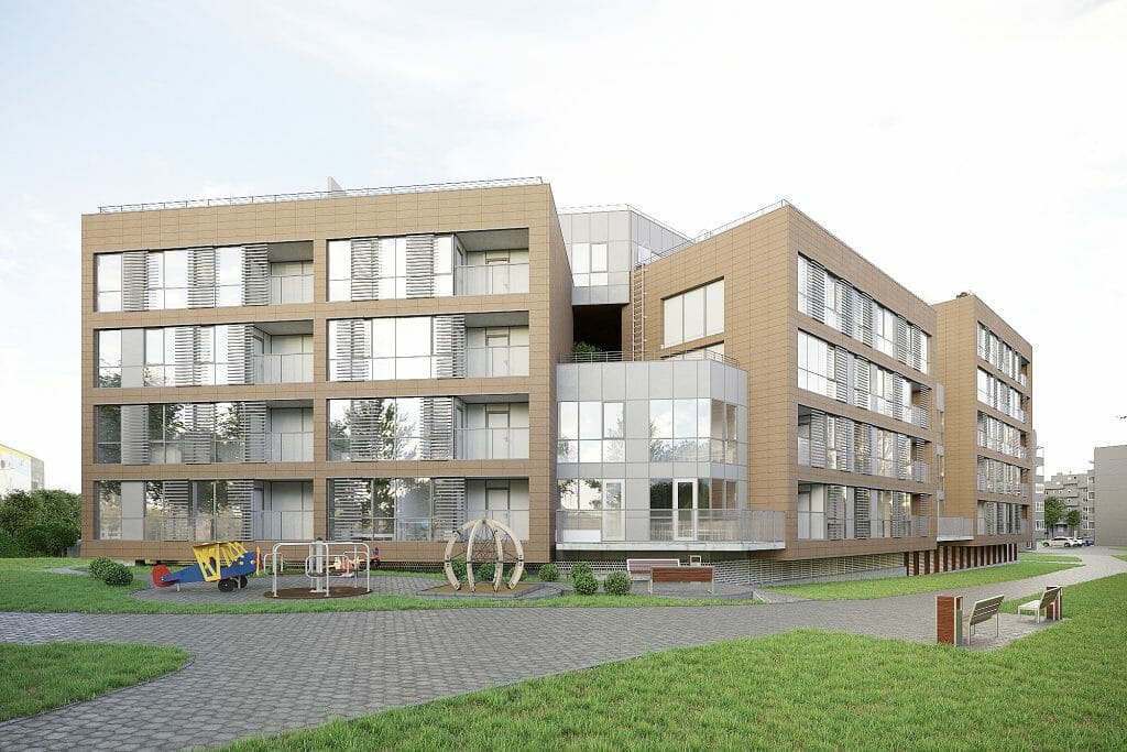 Gelvonų terasos (Gelvonų g. 1B) - Multi apartment - visualization