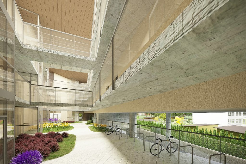 Gelvonų terasos (Gelvonų g. 1B) - Multi apartment - visualization