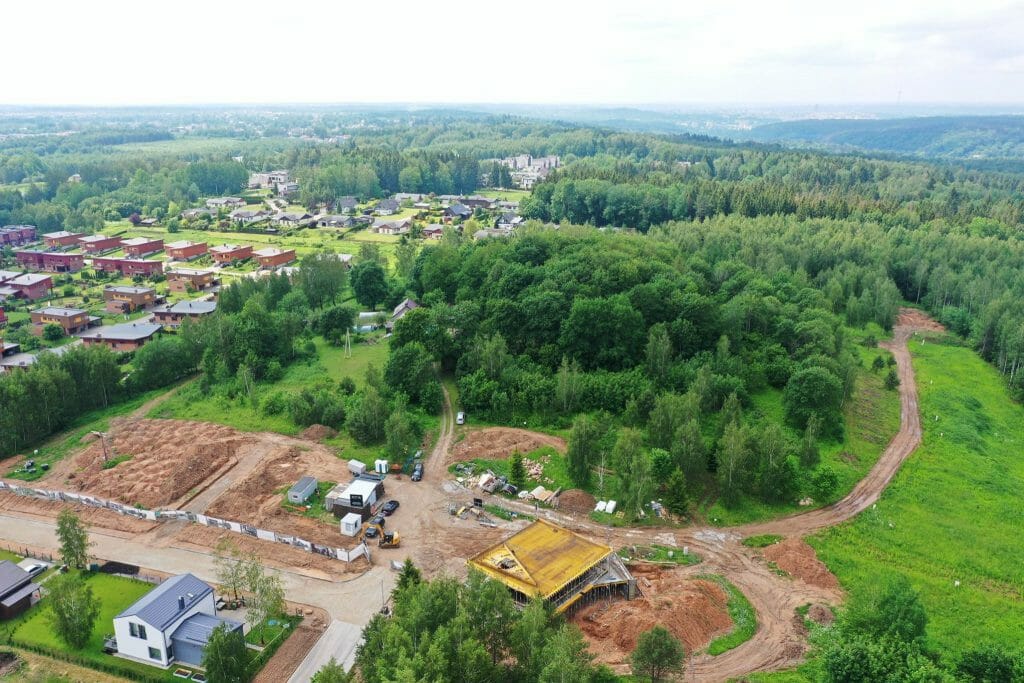 Ro16 (S. Lozoraičio g. 17A, 15C, 15B, 15, 23, 25, 25B, 25D) - Private house community - construction photos