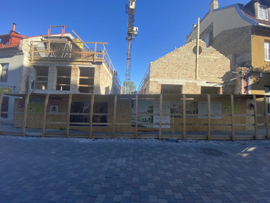 Užupio Mekas (Užupio g. 24) - Multi apartment, Non-food store - construction photos