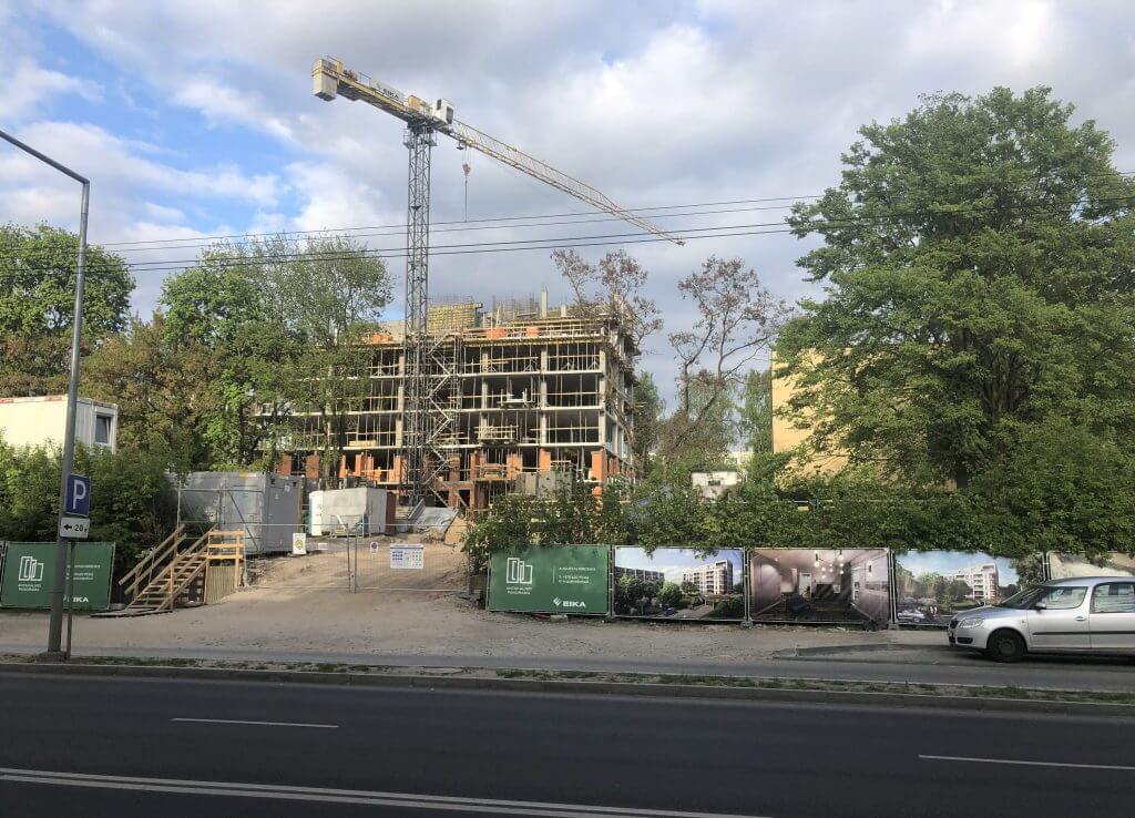 Antakalnio panorama (Smėlio g. 31) - Daudzdzīvokļu nams - būvdarbu attēli