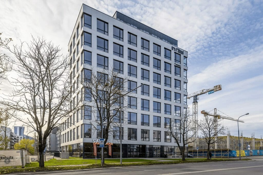 Žalgirio 94 (Žalgirio g. 94) - Office center - construction photos