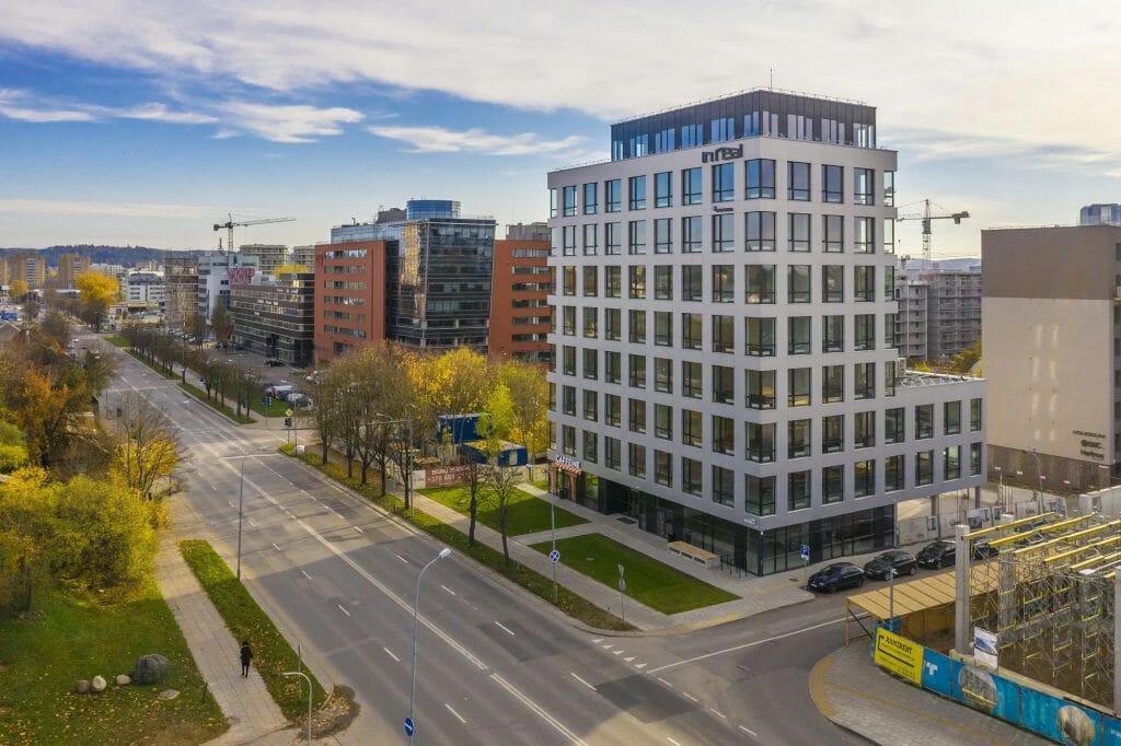 Žalgirio 94 (Žalgirio g. 94) - Office center - construction photos