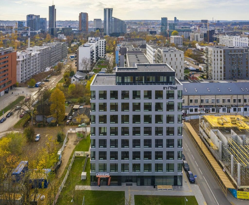 Žalgirio 94 (Žalgirio g. 94) - Office center - construction photos