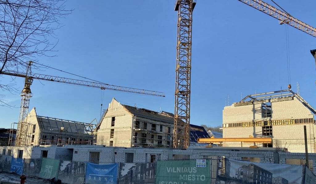 PAUPYS 7 etapas (Aukštaičių g. 19, Paupio g. 50) - Multi apartment - construction photos