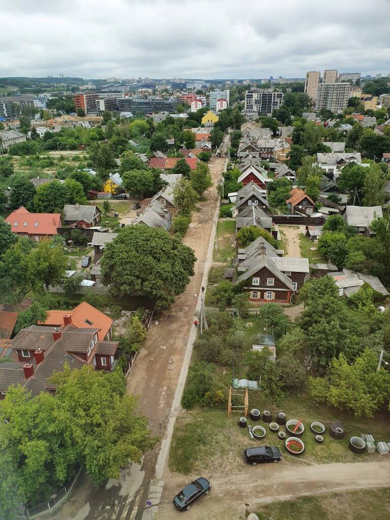 Giedraičių ir S. Fino g. (Giedraičių g.) - Bike path, Street - construction photos