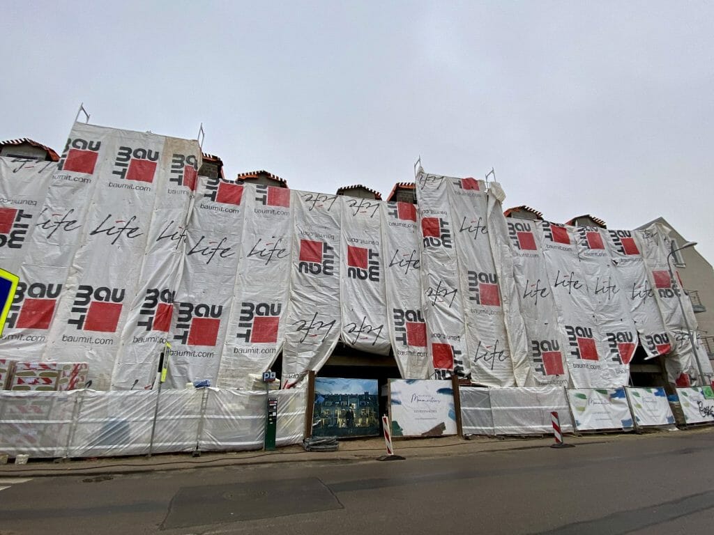 Vilniaus monmartras (Polocko g. 26) - Daudzdzīvokļu nams - būvdarbu attēli