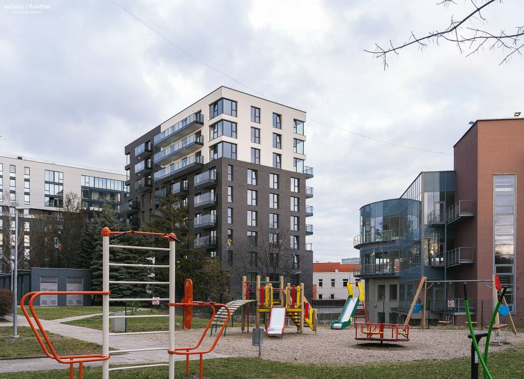 Žvėryno vakarai (Saltoniškių g. 44) - Multi apartment - construction photos