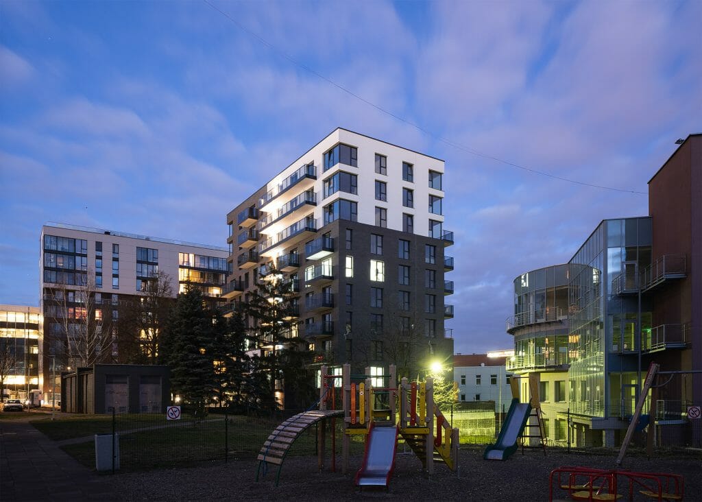 Žvėryno vakarai (Saltoniškių g. 44) - Multi apartment - construction photos