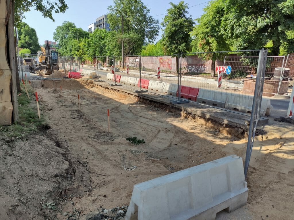 Algirdo g. dviračių takas (Algirdo g.) - Jalgrattatee, Tänav - ehituse fotod