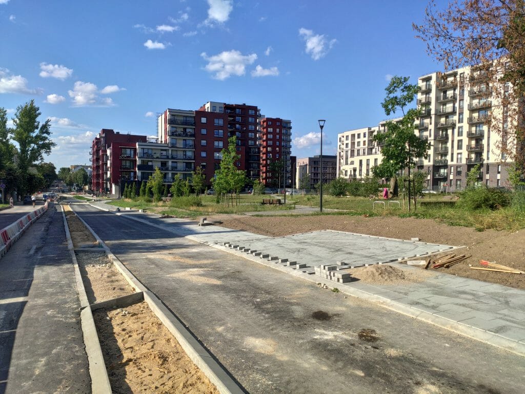 Algirdo g. dviračių takas (Algirdo g.) - Jalgrattatee, Tänav - ehituse fotod