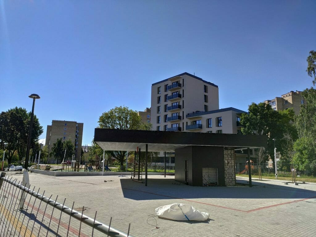 Amatų skveras (Amatų g.) - Väljak - ehituse fotod