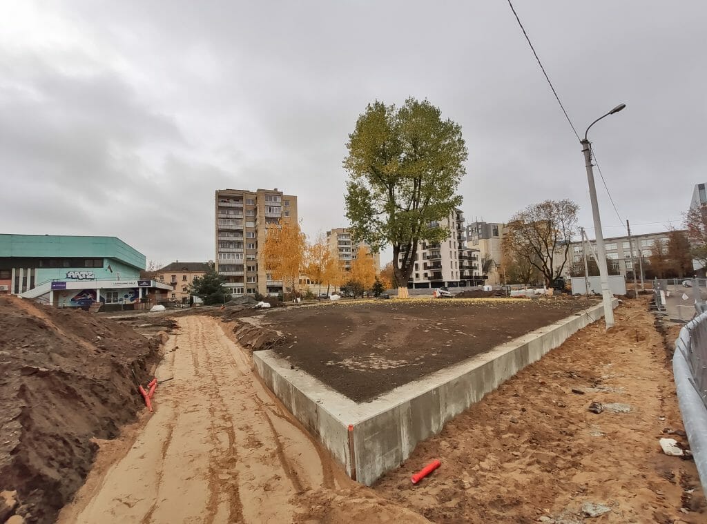 Amatų skveras (Amatų g.) - Väljak - ehituse fotod