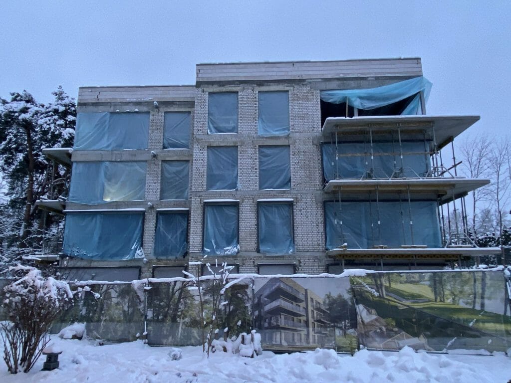Žvėryno parkas (Latvių g. 55A) - Multi apartment - construction photos