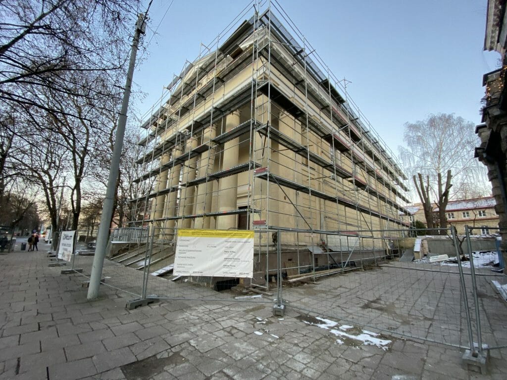 Evangelikų Reformatų bažnyčios komplekso rekonstrukcija (Pylimo g. 18) - Cultural center - construction photos