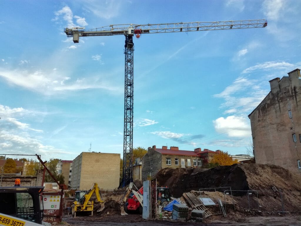 Baltas lapas Mindaugo 1 etapas (Aguonų g. 17) - Multi apartment - construction photos