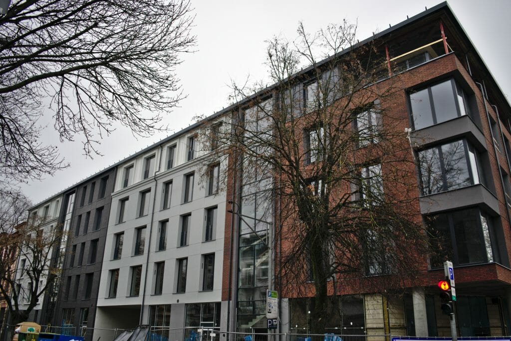 Baltas lapas Mindaugo 1 etapas (Aguonų g. 17) - Multi apartment - construction photos