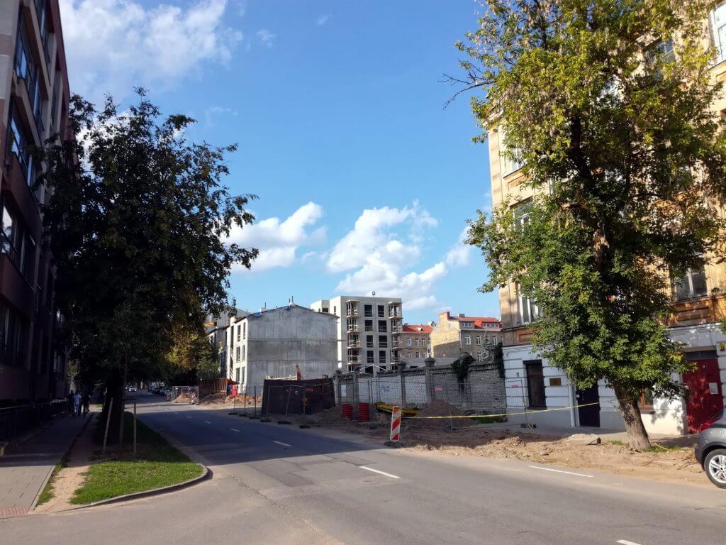 Baltas lapas Mindaugo 1 etapas (Aguonų g. 17) - Multi apartment - construction photos