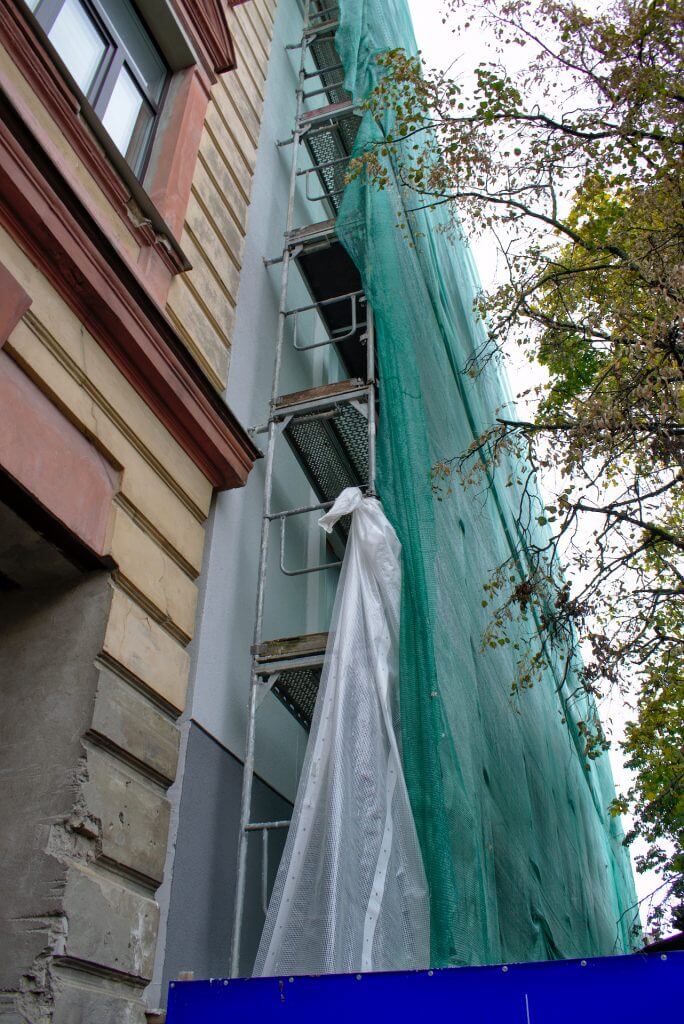 Baltas lapas Mindaugo 1 etapas (Aguonų g. 17) - Multi apartment - construction photos