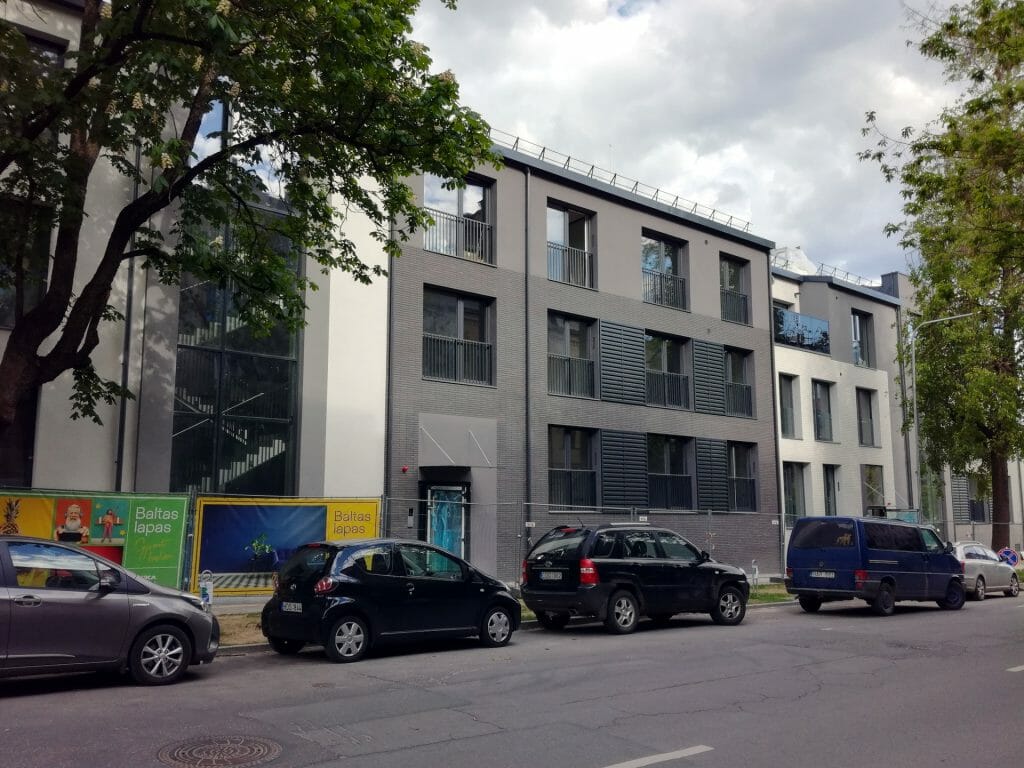 Baltas lapas Mindaugo 1 etapas (Aguonų g. 17) - Multi apartment - construction photos