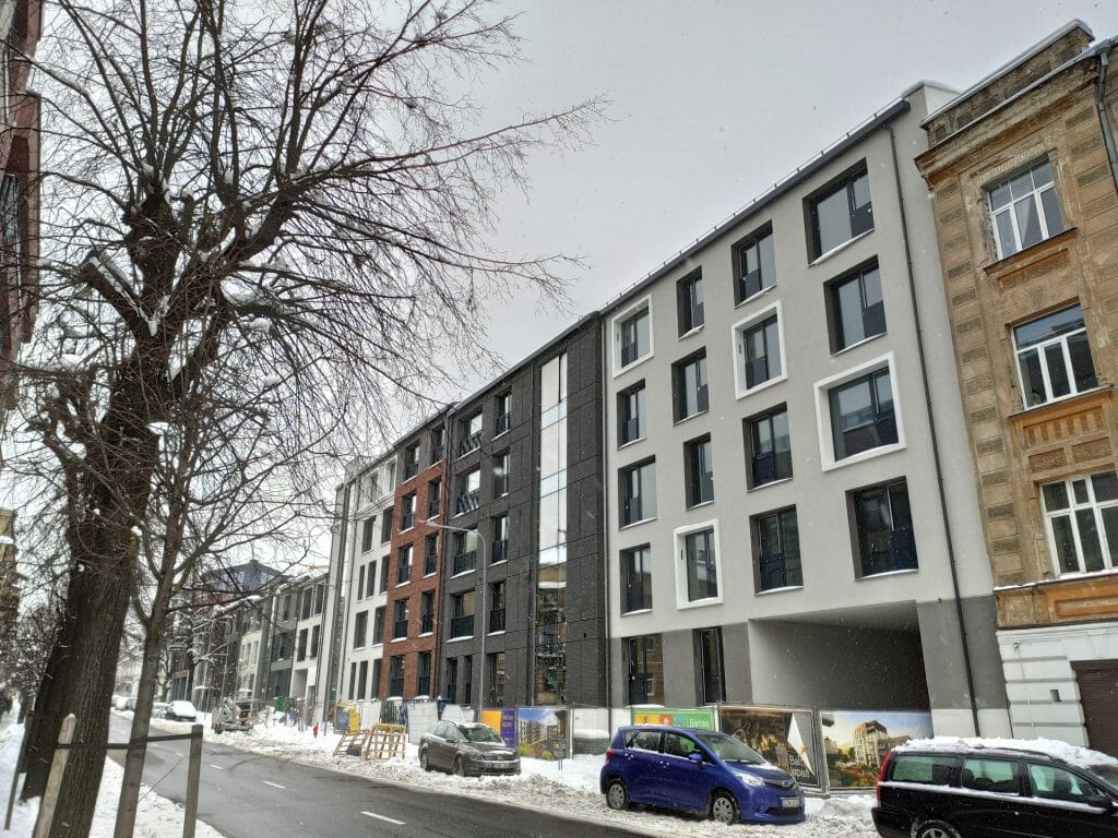 Baltas Lapas Mindaugo 2 etapas (Aguonų g. 17) - Multi apartment - construction photos