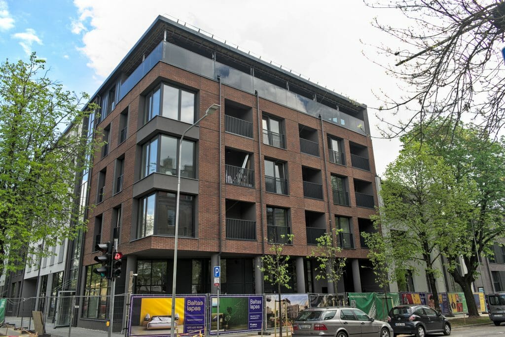 Baltas lapas Mindaugo 1 etapas (Aguonų g. 17) - Multi apartment - construction photos