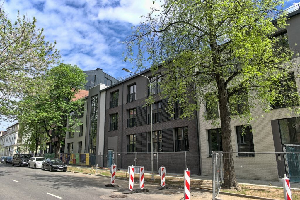 Baltas lapas Mindaugo 1 etapas (Aguonų g. 17) - Multi apartment - construction photos