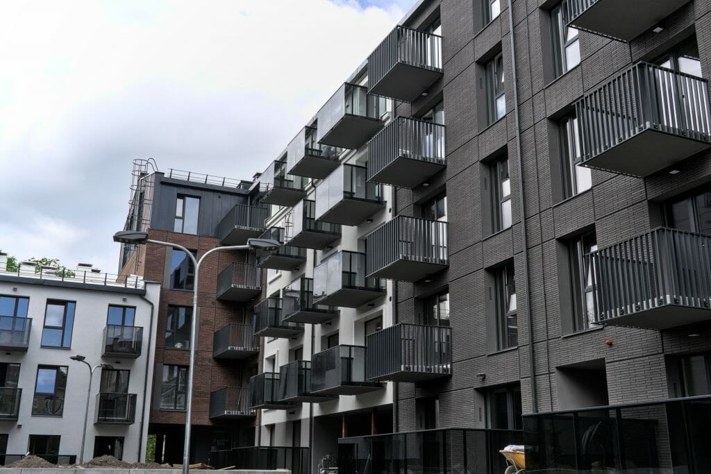 Baltas lapas Mindaugo 1 etapas (Aguonų g. 17) - Multi apartment - construction photos