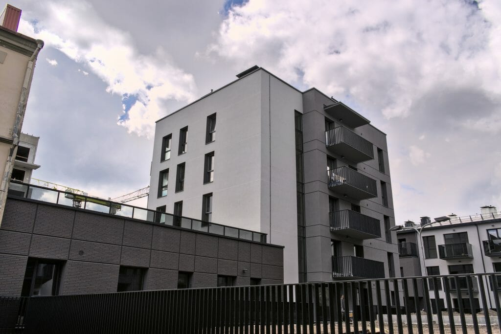 Baltas lapas Mindaugo 1 etapas (Aguonų g. 17) - Multi apartment - construction photos