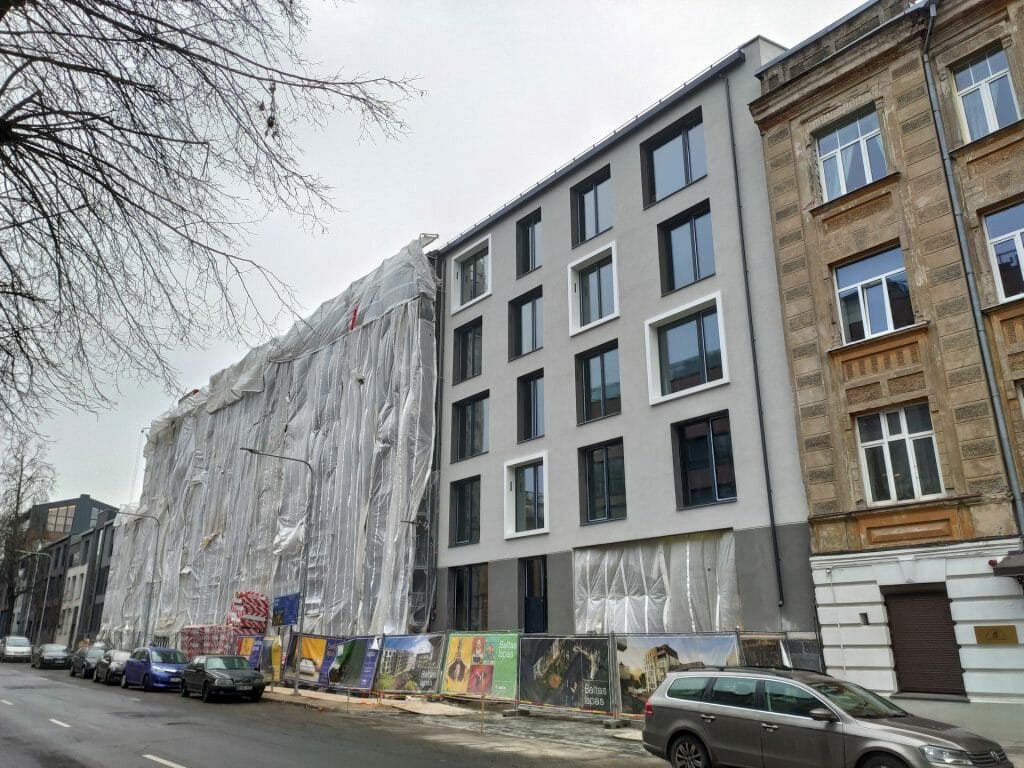 Baltas Lapas Mindaugo 2 etapas (Aguonų g. 17) - Multi apartment - construction photos