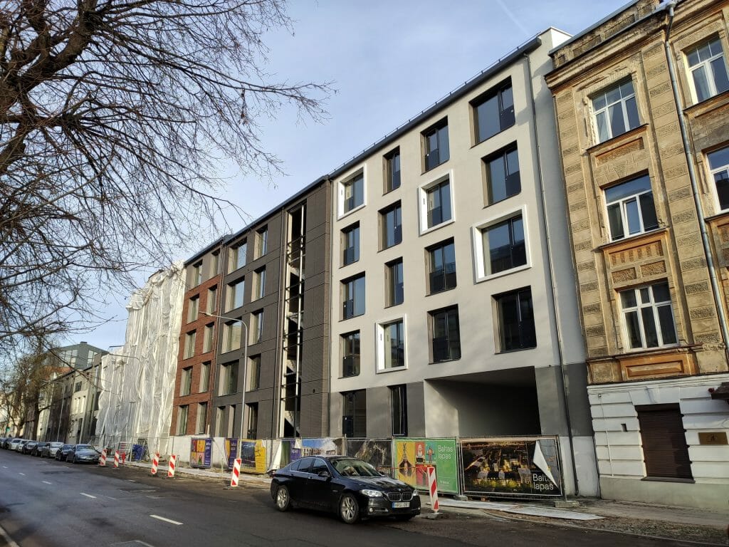 Baltas Lapas Mindaugo 2 etapas (Aguonų g. 17) - Multi apartment - construction photos