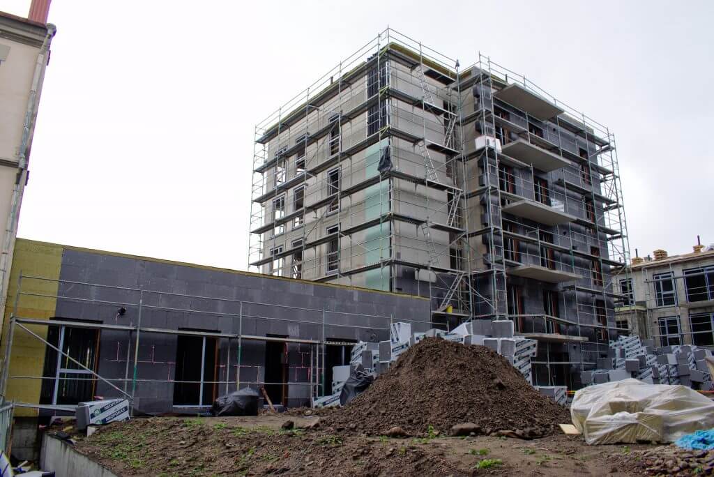 Baltas lapas Mindaugo 1 etapas (Aguonų g. 17) - Multi apartment - construction photos