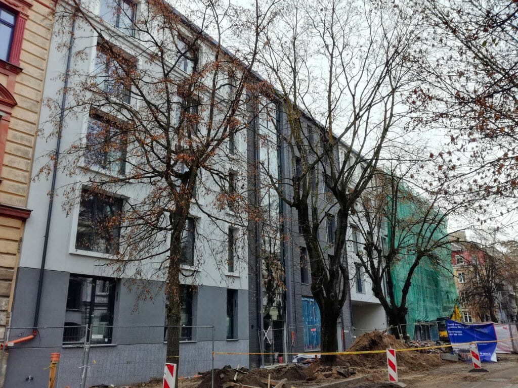 Baltas lapas Mindaugo 1 etapas (Aguonų g. 17) - Multi apartment - construction photos