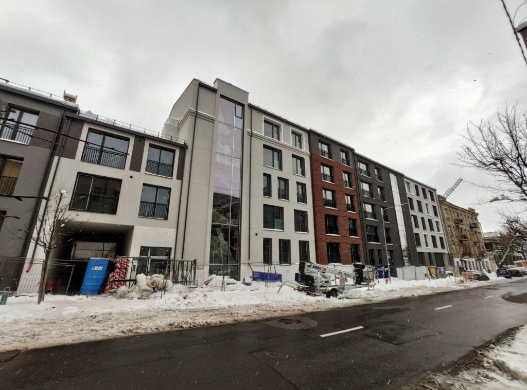 Baltas Lapas Mindaugo 2 etapas (Aguonų g. 17) - Multi apartment - construction photos