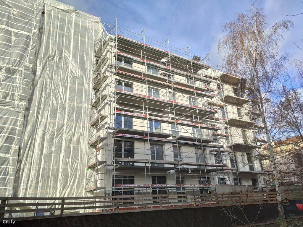 Baltas Lapas Mindaugo 3 etapas (Aguonų g. 17) - Multi apartment - construction photos