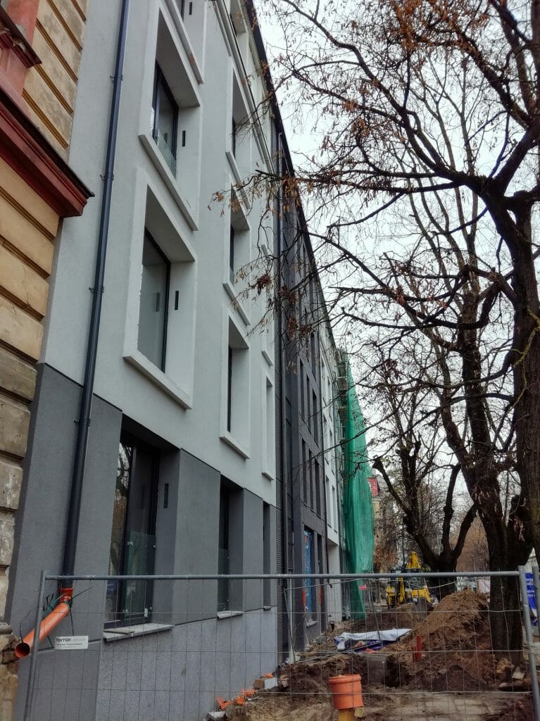 Baltas lapas Mindaugo 1 etapas (Aguonų g. 17) - Multi apartment - construction photos