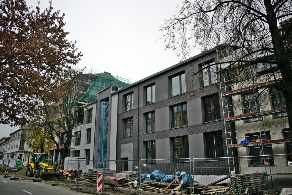 Baltas lapas Mindaugo 1 etapas (Aguonų g. 17) - Multi apartment - construction photos