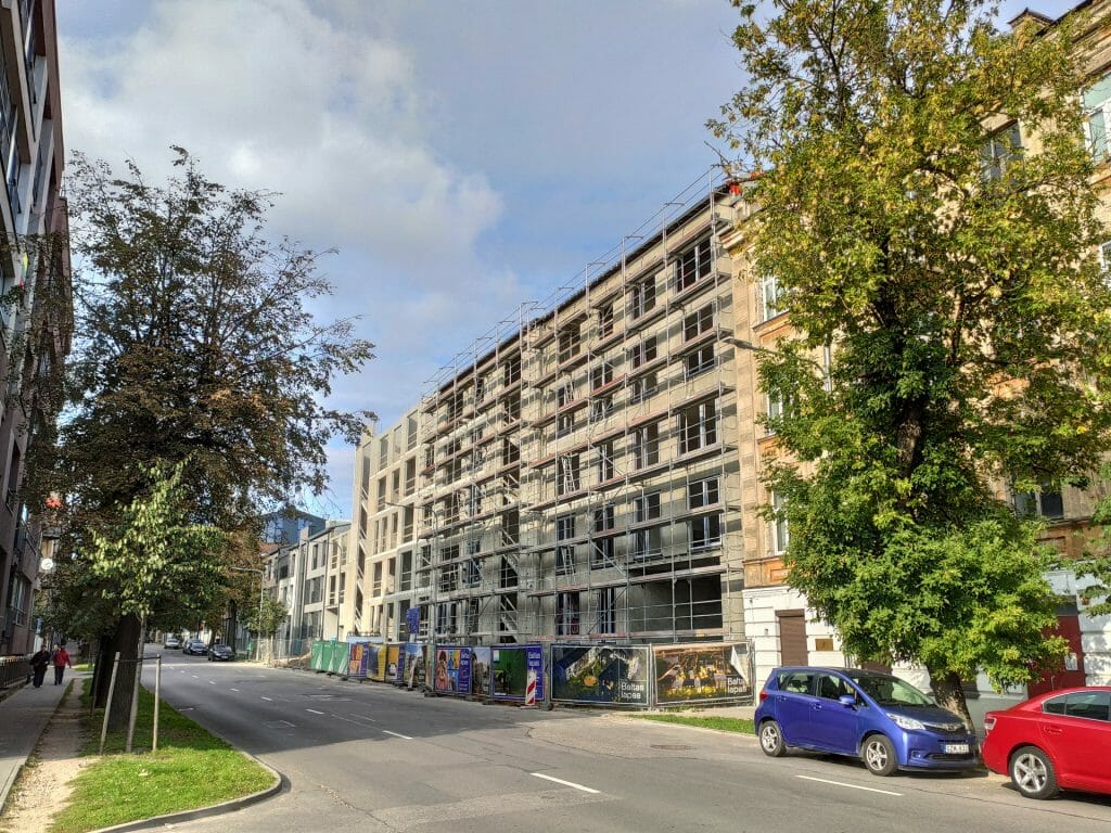 Baltas Lapas Mindaugo 2 etapas (Aguonų g. 17) - Multi apartment - construction photos