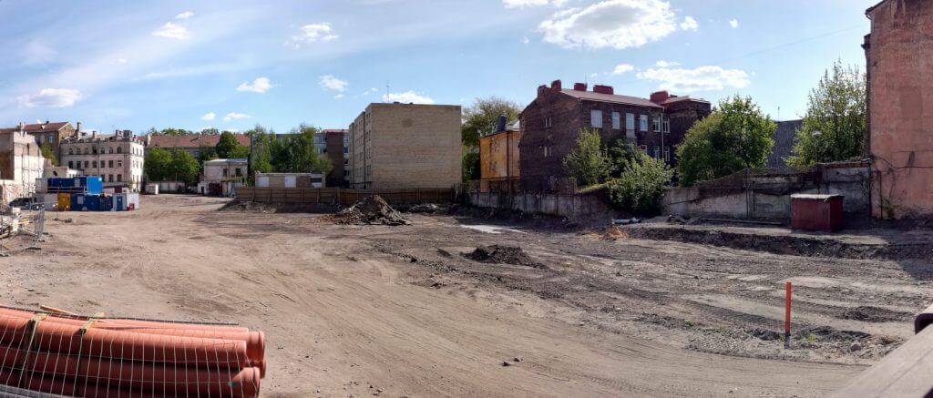 Baltas lapas Mindaugo 1 etapas (Aguonų g. 17) - Multi apartment - construction photos