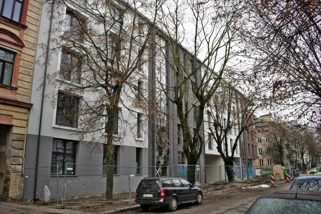 Baltas lapas Mindaugo 1 etapas (Aguonų g. 17) - Multi apartment - construction photos