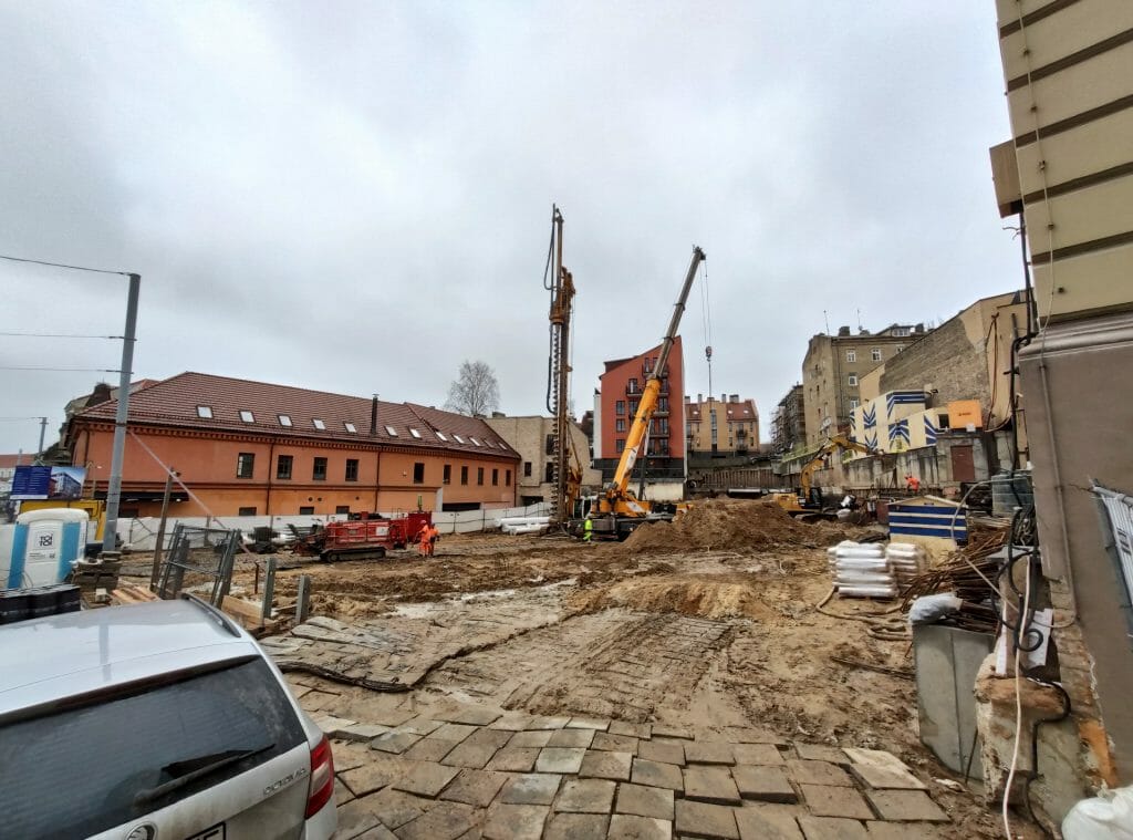 Lietuvos draudimo administracinis B10 (J. Basanavičiaus g. 10) - Multi apartment, Office center - construction photos